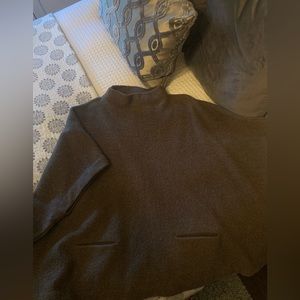 Wilfred Merino wool cape/poncho